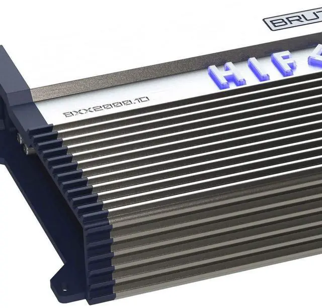 Alt view image 5 of 5 - Hifonics BXX2000.1D Brutus Class D 2000W RMS 1 Ohm Mono Car Subwoofer Amplifier