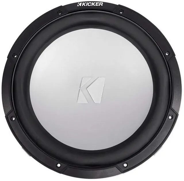 Main image of KICKER 45KMF122 12" 350w Peak/175w RMS Marine Boat Subwoofer Free Air Sub KMF12