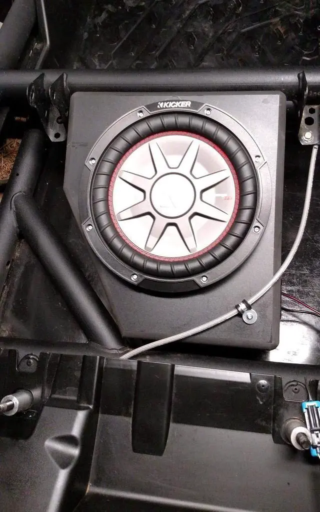 Alt view image 5 of 5 - UTV Stereo - Can-Am X3 Upfire 10" Sub Box Enclosure (2019+ 2 Seat Only) (Driver)