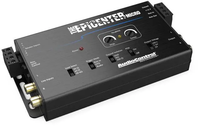 Alt view image 5 of 5 - AudioControl The EPICENTER Micro Bass Restoration Processor & Line Output Converter, Car Audio Compact Bass Booster w/ACR-4 Remote Control