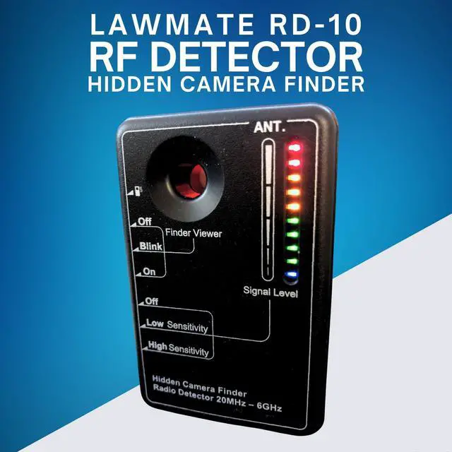 Alt view image 2 of 5 - Lawmate Law Grade Professional Covert Video Surveillance RD-10 RF Detector