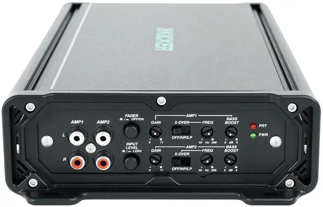 Alt view image 5 of 5 - KICKER 48KMA3604 360 Watt 4-Channel Marine Amplifier Boat Amp KMA360.4