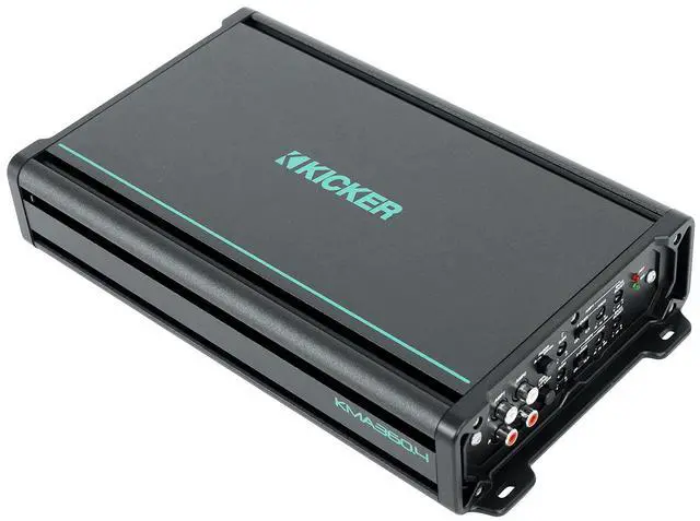 Main image of KICKER 48KMA3604 360 Watt 4-Channel Marine Amplifier Boat Amp KMA360.4