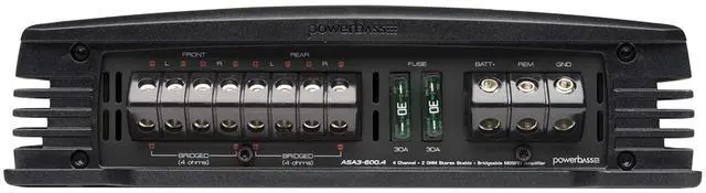 Alt view image 3 of 3 - Powerbass ASA3-600.4 200W 4 Channel Amplifier