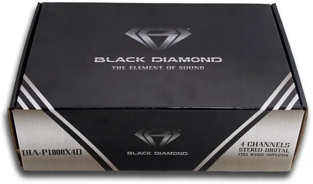 Alt view image 5 of 5 - Black Diamond DIA-P1800X4D 4-Channel Amplifier Class D 3600 Watt Full Range, Car Amplifier 4 Channels
