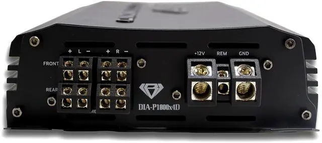 Alt view image 4 of 5 - Black Diamond DIA-P1800X4D 4-Channel Amplifier Class D 3600 Watt Full Range, Car Amplifier 4 Channels