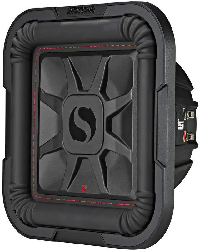 Alt view image 3 of 5 - Kicker 46L7T102 L7T L7-Thin 10-Inch (25cm) Subwoofer, Dual Voice Coil, 2-Ohm, 500 Watt
