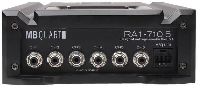 Alt view image 4 of 5 - MB Quart Reference RA1-710.5 700 Watt Five Channel Amplifier