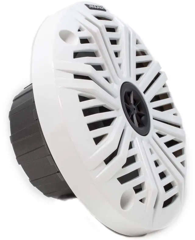 Alt view image 4 of 5 - Kicker 6.5" Marine Speakers (2 Pair) White Salt Water Grills OEM Replacement Speakers