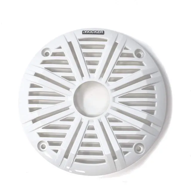Alt view image 5 of 5 - Kicker 6.5" Marine Speakers (2 Pair) White Salt Water Grills OEM Replacement Speakers