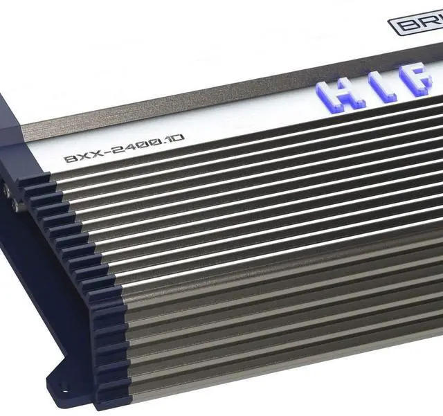 Alt view image 4 of 5 - Hifonics BXX2400.1D Brutus Class D 2400W RMS 1 Ohm Mono Car Subwoofer Amplifier