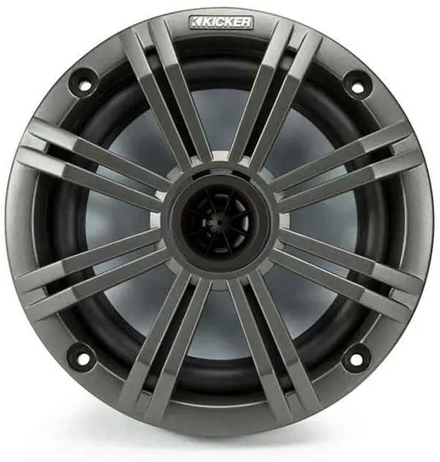 Alt view image 4 of 5 - KICKER 6.5" Charcoal Marine Speakers (Qty-4) 2 Pairs of OEM Replacement Speakers