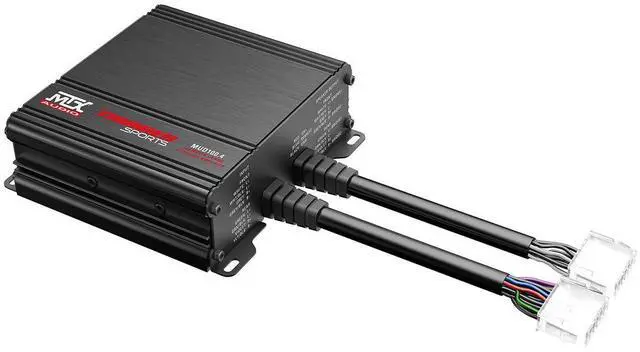 Alt view image 2 of 5 - MTX MUD100.4 Mud Series 400 Watt RMS 4 Channel Class D Compact Weatherproof Outdoor Powersports ATV UTV Motorcycle Sound System Stereo Amplifier Kit