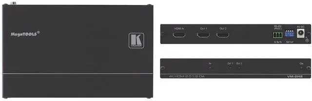 Alt view image 3 of 5 - Kramer HDMI Distribution Amplifier, VM-2H2