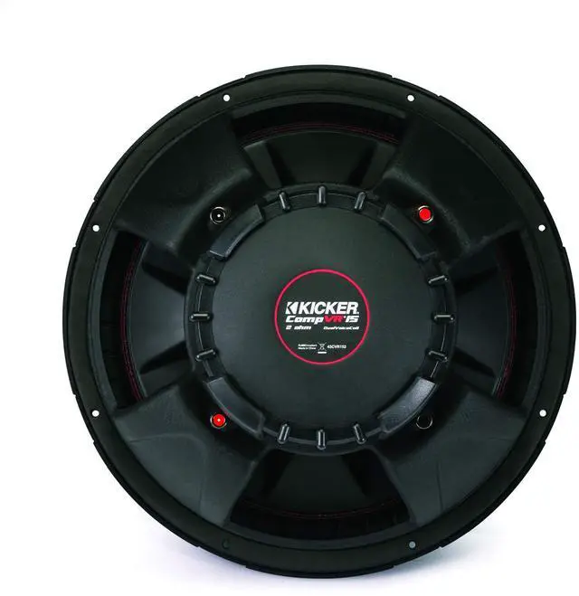 Alt view image 4 of 4 - Kicker CompVR 15-Inch (38cm) Subwoofer, DVC, 4-Ohm, 500W