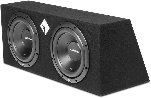 Alt view image 3 of 5 - Rockford Fosgate Prime R2-2X10 Dual 10" Subwoofers in Sealed Loaded Enclosure 500-Watts RMS / 1000-Watts Peak
