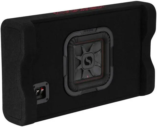 Main image of Kicker 49L7TDF82 Down-Firing 8" L7T 2-Ohm Subwoofer Enclosure, 350 Watts RMS