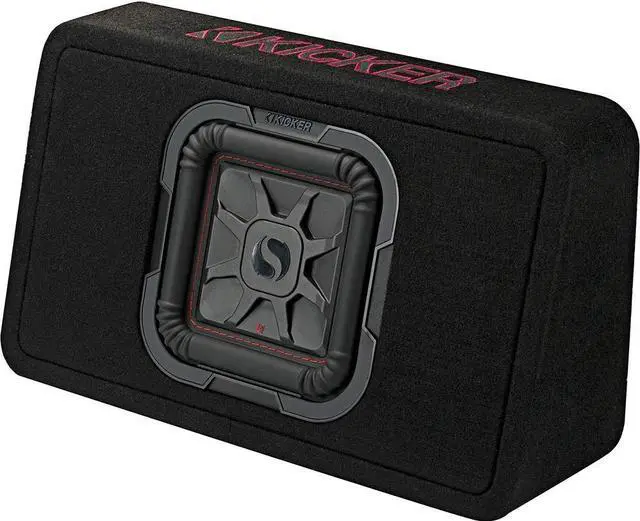 Alt view image 2 of 5 - Kicker 46TL7T82 TL7T 8" (20cm) Solo-Baric Subwoofer in Thin Profile Enclosure, 2-Ohm, 350 Watt