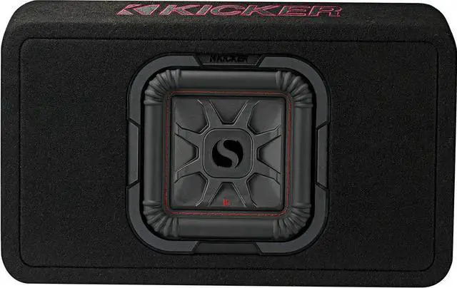 Alt view image 3 of 5 - Kicker 46TL7T82 TL7T 8" (20cm) Solo-Baric Subwoofer in Thin Profile Enclosure, 2-Ohm, 350 Watt