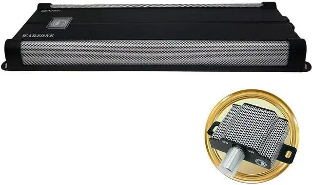 Alt view image 3 of 5 - Gravity 6000.1D Class D Car Audio Amplifier  3000 Watts True RMS @ 1 Ohm Max Power at 6000W, 1/2/4 Ohm Stable, Digital, Monoblock, Mosfet Power Supply, Great for Subwoofers