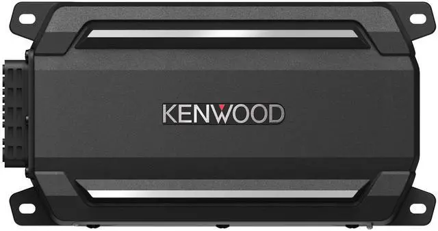 Alt view image 2 of 5 - KENWOOD KAC-M5024BT Compact 4-Channel 600 Watt Car Amplifier with Bluetooth Streaming. Built for Marine, ATV and Powersport Applications. Waterproof, Dustproof, Rust Proof and Vibration Proof