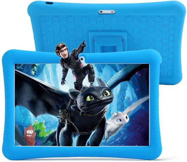 Main image of niuniutab Kids Tablet, 10 inch Android for Kids, 4GB RAM 64GB ROM, 1280x800 IPS HD Touchscreen, Tablet with Parental Control, Kid Software Pre-Installed, WiFi, Bluetooth,(Blue)...