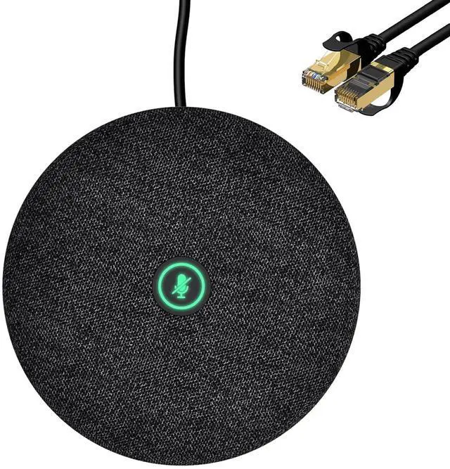 Main image of RayBit Expansion Mic Only for TB5, Plug and Play, 360° Omnidirectional Microphone, Intelligent Voice Enhancement and Noise Reduction, Indicator Lights & Mute Control, Audio Range from 16 ft to 26 ft