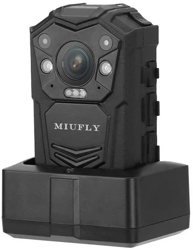 Alt view image 2 of 5 - MIUFLY 1296P FHD Body Camera Indoor and Outdoor Use with 2 Inch Display, GPS, Night Vision (64GB)