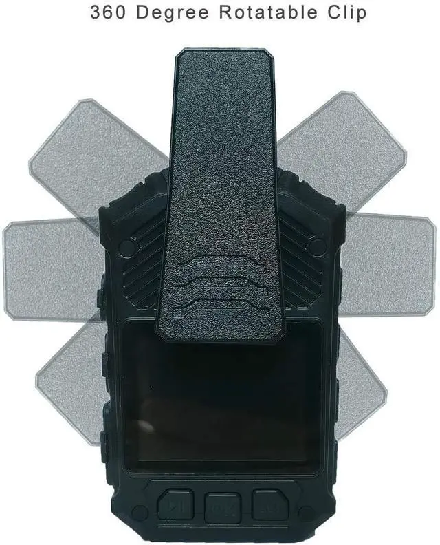 Alt view image 4 of 5 - MIUFLY 1296P FHD Body Camera Indoor and Outdoor Use with 2 Inch Display, GPS, Night Vision (64GB)