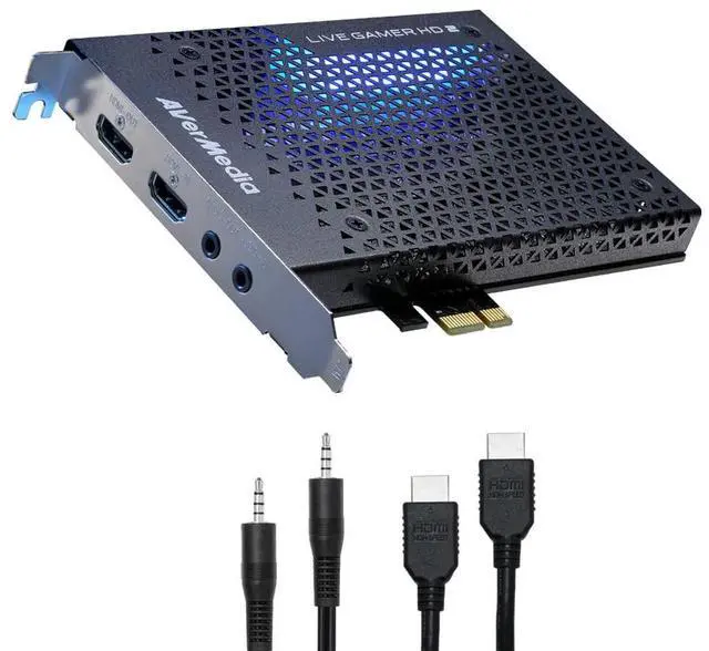 Main image of AVerMedia Live Gamer HD 2-PCIe Internal Game Capture Card, Record and Stream in 1080p 60 with Multi-Card Support, Low-Latency Pass-Through on Xbox series x/s, PS5, Nintendo Switch, Windows 10 (GC570)