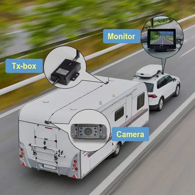 Alt view image 2 of 5 - Haloview RD7-MINI 7'' 720P Wireless Backup Camera Range Dominator System
