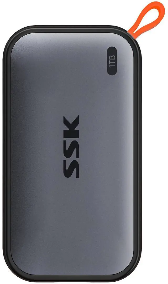 Main image of SSK Portable SSD 1TB External Solid State Drives, up to 1050MB/s USB C SSD External Hard Drive USB 3.2 Gen2 for iPhone 15/Pro, Windows, Mac, Android Phones and Tablets