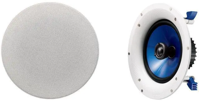Main image of Yamaha NS-IC800 140 Watt 8-Inch 2-Way In-Ceiling Speakers - Pair (White)