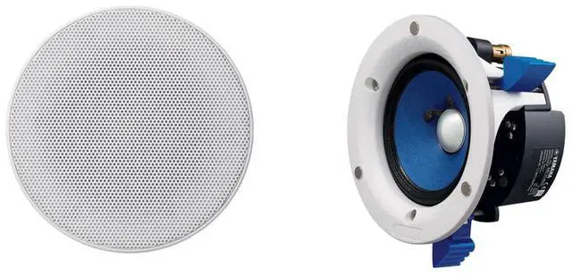 Main image of Yamaha NS-IC400 90 Watt 4-Inch 2-Way In-Ceiling Speakers - Pair (White)