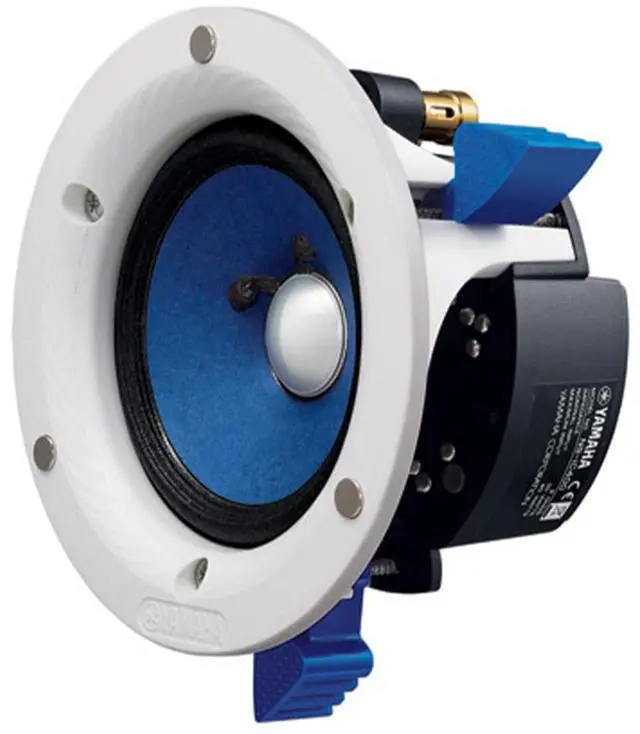 Alt view image 4 of 5 - Yamaha NS-IC400 90 Watt 4-Inch 2-Way In-Ceiling Speakers - Pair (White)