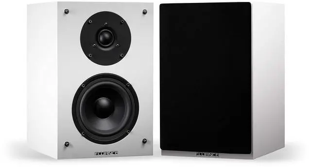 Main image of Fluance Elite High Definition 2-Way Bookshelf Surround Sound Speakers for 2-Channel Stereo Listening or Home Theater System - White/Pair (SX6WH)