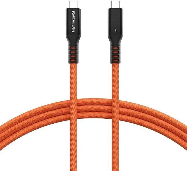 Main image of 80Gbps Thunderbolt 5 Cable [Intel Certified] 3.3ft USB C to USB C Cable, 240W(5A) Charging Cord, Braided Type C Cable Compatible for Dual 16K/8K/4K Display, USB4, SSD, eGPU, Mac Studio/mini, iphone