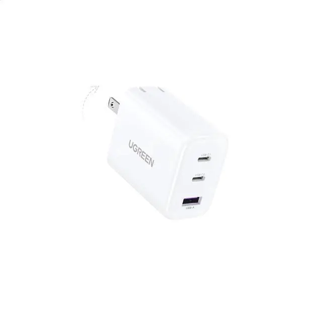 Alt view image 2 of 5 - UGREEN 60W USB C Cable 2 Pack Bundle with 65W USB C Charger 3 Ports