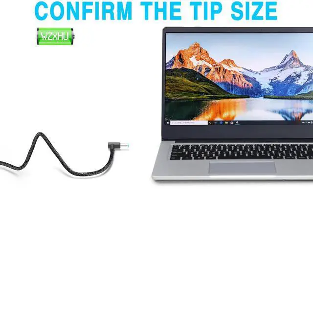 Alt view image 3 of 5 - WZXHU 200W Laptop Charger Compatible with HP Pavilion Gaming 15 16 17 15t 17t ZBook Fury Create Studio 15 17 G3 G4 G5 G6 G7 G8 Envy 15 2020 TPN-DA10 L00818-850 Power Supply Cord AC Adapter