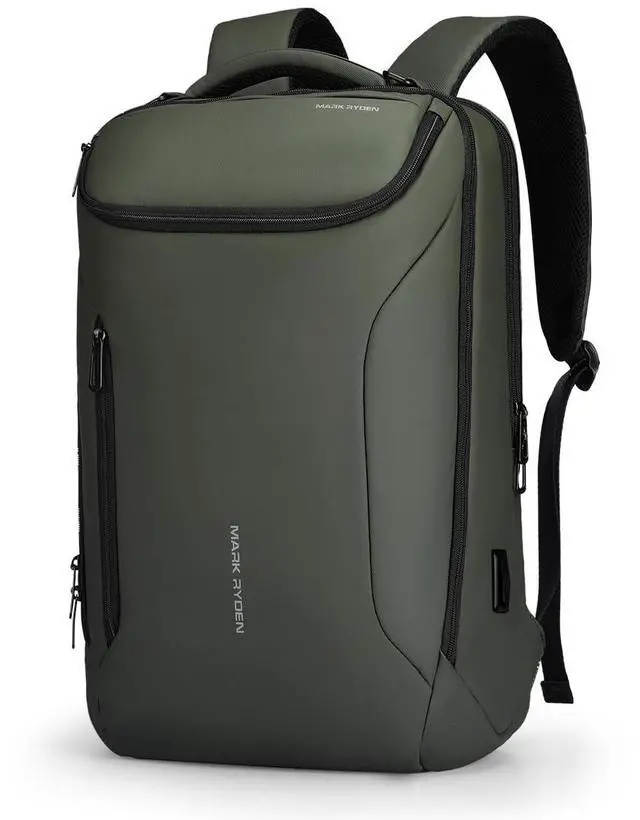 Main image of MARK RYDEN Business Backpack for Men, Waterproof High Tech Backpack with Sport Car Shape Design and USB Charging Port, Travel Laptop Backpack Fits 17.3 Inch Notebook