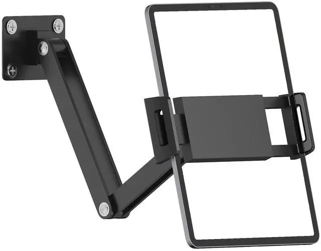 Main image of Tablet Wall Mount Holder for iPad, 360° Adjustable Portable Monitor Stand, Foldable Extendable Long Arm Wall Mount for iPad Pro Air 13/11/12.9, iPad 10/9th, Samsung Galaxy Tab, 7-15.6'' Tablet, Phone