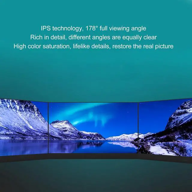 Alt view image 3 of 5 - GOWENIC 13.3 Inch Portable Display, 1080P FHD Portable Display for Laptop, USB Type C External Second Screen with Dual Speaker HDR High Dynamic Range for for PS3 Laptop PC