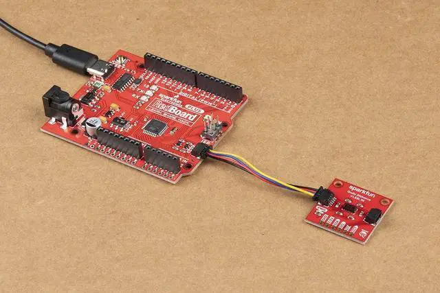 Alt view image 5 of 5 - SparkFun RedBoard Plus - ATmega328P microcontroller with Optiboot (UNO) Bootloader - Qwiic Connect System - USB-C Connector - Additional Features to Our RedBoard Qwiic - Input Voltage 5V-15V