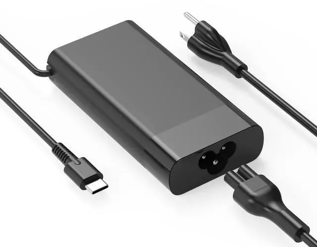 Main image of 90W 65W USB C Laptop Charger-for-HP-Spectre-x360-EliteBook TPN-DA08 904082-003 904144-850 ADP-90FE L45440-003 2LN85AA#ABA 2LN85AA 1040 G4 USB-C Type C Computer AC Adapter Power Cord