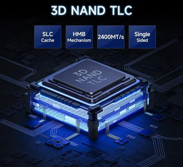 Alt view image 4 of 5 - fanxiang S880 NVMe SSD 1TB, PCIe 4.0 M.2 2280 Gaming SSD, Seq. Read Speeds UP to 7300MB/s, Internal Solid State Drive for PS5 Enthusiasts, High End Computing, Gaming