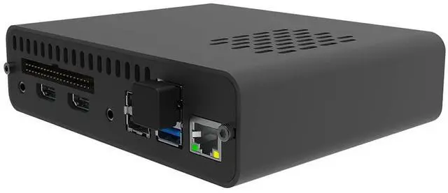 Alt view image 5 of 5 - GeeekPi DeskPi Pro V2 2.5'' SATA HDD/SSD NAS Storage Kit for Raspberry Pi 4, Set-Top Box with ICE Tower Cooler & Power Supply for Raspberry Pi 4 Model B (NOT Include Pi Board)