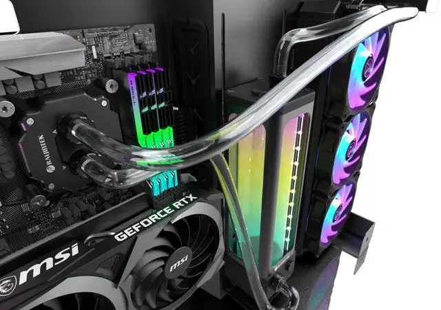 Alt view image 5 of 5 - RAIJINTEK SCYLLA ELITE CA360 Water Cooling Kit, Soft tube, CPU water block, 360mm radiator, DDC RBW pump, 3 * ADD PWM fans, 6 copper 180°fittings,coolant (90*6 & 180*6) (0R10B00218)