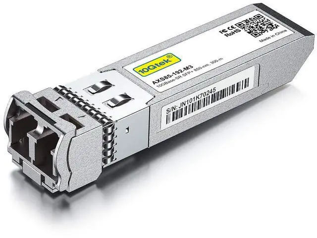 Alt view image 5 of 5 - 10GBase-SR SFP+ Transceiver & 1-Meter OM3 LCto LC Fiber Patch Cable & 10Gb PCI-E NIC Network Card Compare to Intel X520-DA1