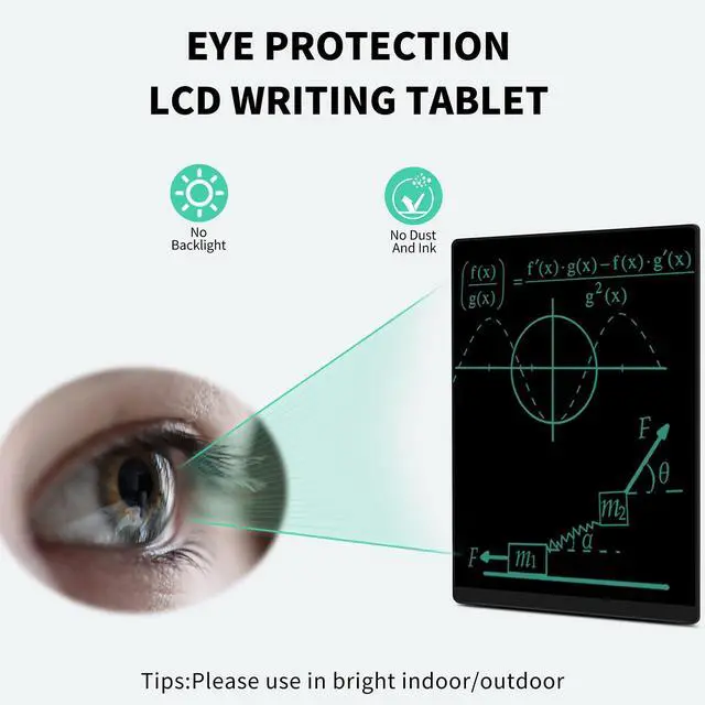 Alt view image 4 of 5 - Double-Sided LCD Writing Tablet for Adult: 11.5&10.5in Full Screen Writing Pad Reusable Erasable Electronic Drawing Tablet Notepad for Kids and Adults Gift for Birthday