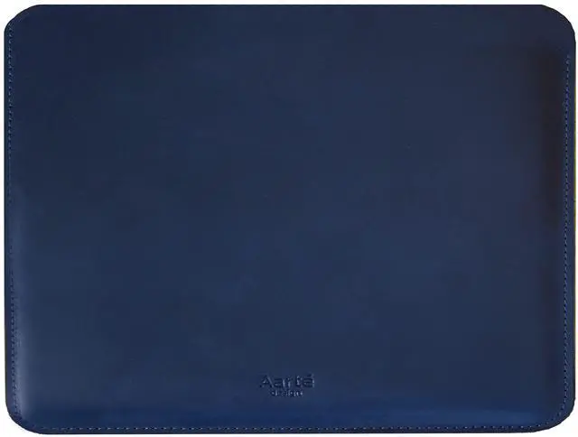 Main image of Aartedesign Genuine Vintage Leather Sleeve 14 Inch for MacBook 14 Pro 2021 M1 A2442 Laptop Case Soft Handmade for Mac 14 Carrying Bag (Horizontal, Vintage Blue)